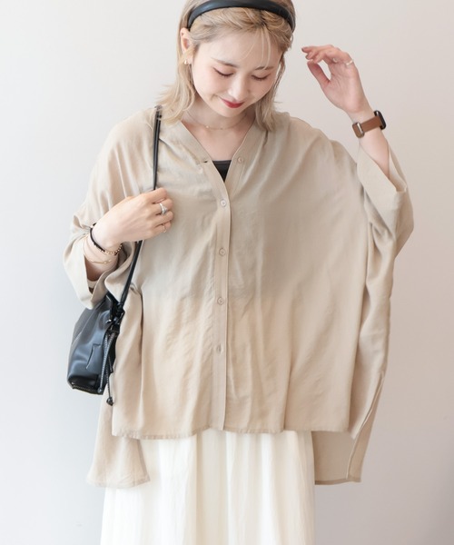 Охлаждающий контакт V‑neck Poncho 2 — V‑образный нейлоновый пончо с охлаждающим эффектом