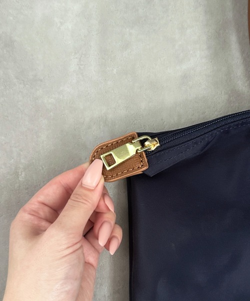 POLOCHAMPS(ポロチャンプス)の「POLOCHAMPS(ポロチャンプス)/PUハンドルトートバッグ 2サイズ展開 A4サイズ収納可能 通勤 通学 ビジネスバッグ(ショルダーバッグ・レディース・ネイビー/カーキ/ベージュ/ブラック系その他/ブラック・S/M)」の14枚目の写真