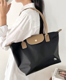 POLOCHAMPS（ポロチャンプス）の「POLOCHAMPS(ポロチャンプス)/PUハンドルトートバッグ   2サイズ展開 A4サイズ収納可能  通勤 通学 ビジネスバッグ（ショルダーバッグ）」