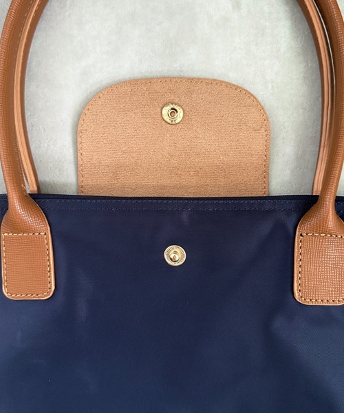 POLOCHAMPS(ポロチャンプス)の「POLOCHAMPS(ポロチャンプス)/PUハンドルトートバッグ 2サイズ展開 A4サイズ収納可能 通勤 通学 ビジネスバッグ(ショルダーバッグ・レディース・ネイビー/カーキ/ベージュ/ブラック系その他/ブラック・S/M)」の16枚目の写真