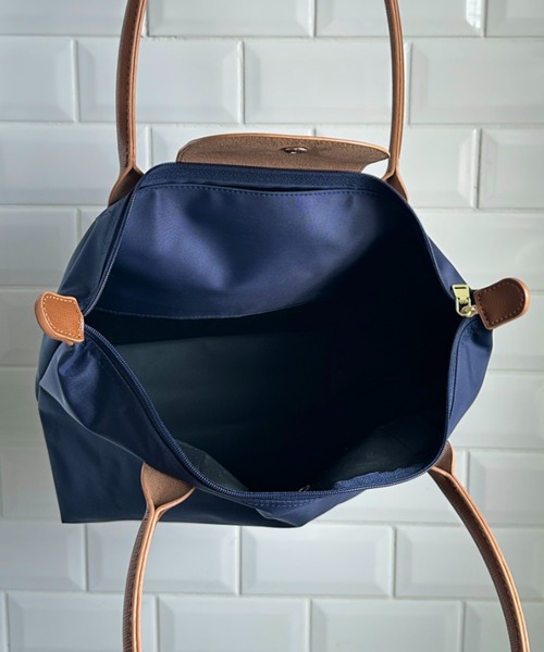 POLOCHAMPS(ポロチャンプス)の「POLOCHAMPS(ポロチャンプス)/PUハンドルトートバッグ 2サイズ展開 A4サイズ収納可能 通勤 通学 ビジネスバッグ(ショルダーバッグ・レディース・ネイビー/カーキ/ベージュ/ブラック系その他/ブラック・S/M)」の17枚目の写真