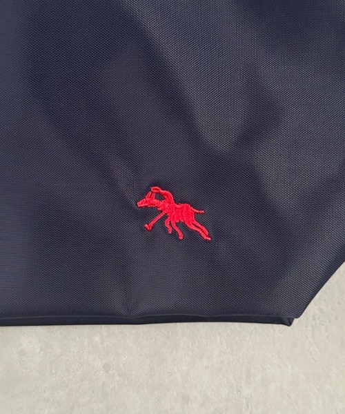 POLOCHAMPS(ポロチャンプス)の「POLOCHAMPS(ポロチャンプス)/PUハンドルトートバッグ 2サイズ展開 A4サイズ収納可能 通勤 通学 ビジネスバッグ(ショルダーバッグ・レディース・ネイビー/カーキ/ベージュ/ブラック系その他/ブラック・S/M)」の8枚目の写真
