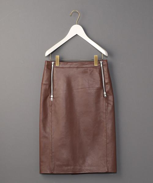 ＜6(ROKU)＞LEATHER TIGHT SKIRT/スカート BEAUTY&YOUTH UNITED ARROWS（ビューティーアンドユースユナイテッド