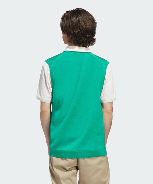 adidas(アディダス)の「オリジナルス カシミヤ ベスト【adidas Golf/アディダスゴルフ】(ベスト・メンズ・グリーン・SMALL/MEDIUM/LARGE/X-LARGE/XX-LARGE/3XL)」の2枚目の写真