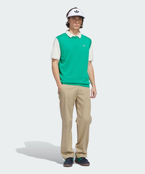 adidas(アディダス)の「オリジナルス カシミヤ ベスト【adidas Golf/アディダスゴルフ】(ベスト・メンズ・グリーン・SMALL/MEDIUM/LARGE/X-LARGE/XX-LARGE/3XL)」の3枚目の写真