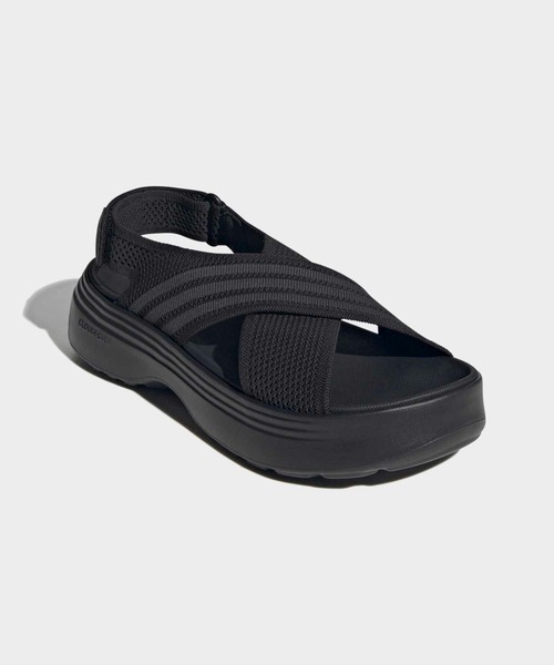 adidas（アディダス）の「ライフスタイル サンダル / LIFESTYLE SANDAL /厚底サンダル / アディダス adidas（サンダル・レディース・ブラック・28.5cm/27.5cm/26.5cm/22.5cm/23.5cm/24.5cm/25.5cm）」の4枚目の写真