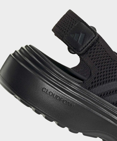 adidas（アディダス）の「ライフスタイル サンダル / LIFESTYLE SANDAL /厚底サンダル / アディダス adidas（サンダル・レディース・ブラック・28.5cm/27.5cm/26.5cm/22.5cm/23.5cm/24.5cm/25.5cm）」の8枚目の写真