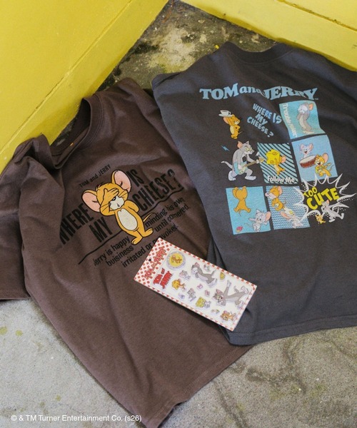 GLOBAL WORK(グローバルワーク)の「【ぷっくりシールつき】TOM and JERRY半袖T/キッズ/1044374(Tシャツ/カットソー・キッズ・チャコールグレー/モカ/ホワイト系その他/ブラック系その他/ホワイト系その他2・130cm/140cm/150cm/160cm)」の10枚目の写真