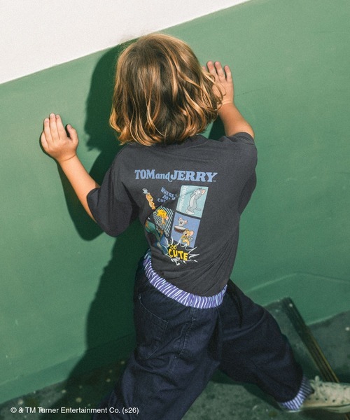 GLOBAL WORK(グローバルワーク)の「【ぷっくりシールつき】TOM and JERRY半袖T/キッズ/1044374(Tシャツ/カットソー・キッズ・チャコールグレー/モカ/ホワイト系その他/ブラック系その他/ホワイト系その他2・130cm/140cm/150cm/160cm)」の14枚目の写真