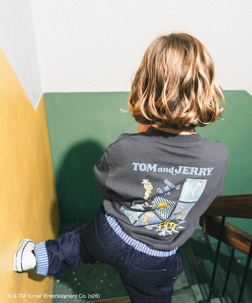 GLOBAL WORK(グローバルワーク)の「【ぷっくりシールつき】TOM and JERRY半袖T/キッズ/1044374(Tシャツ/カットソー・キッズ・チャコールグレー/モカ/ホワイト系その他/ブラック系その他/ホワイト系その他2・130cm/140cm/150cm/160cm)」の12枚目の写真