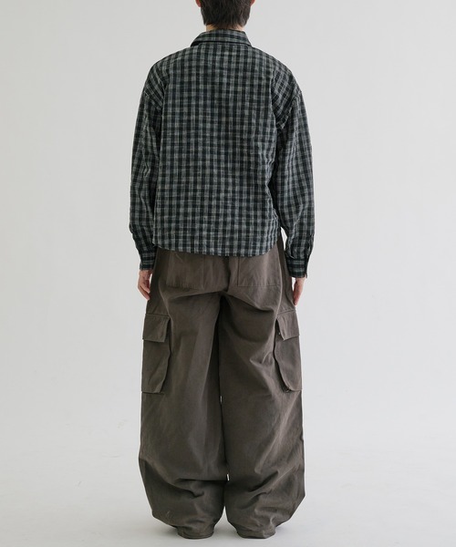 EPNK(イーピーエヌケー)の「Faded check shirts / フェードチェックシャツ(シャツ/ブラウス・メンズ・ブラック/アイボリー・SMALL/MEDIUM/LARGE)」の20枚目の写真
