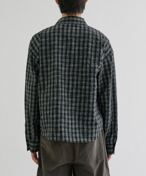 EPNK(イーピーエヌケー)の「Faded check shirts / フェードチェックシャツ(シャツ/ブラウス・メンズ・ブラック/アイボリー・SMALL/MEDIUM/LARGE)」の15枚目の写真