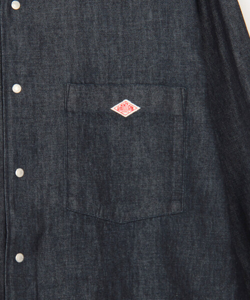 DANTON(ダントン)の「DANTON | ダンガリー ボタンダウンシャツ MEN(シャツ/ブラウス・メンズ・ダークインディゴブルー・40/38/42)」の7枚目の写真