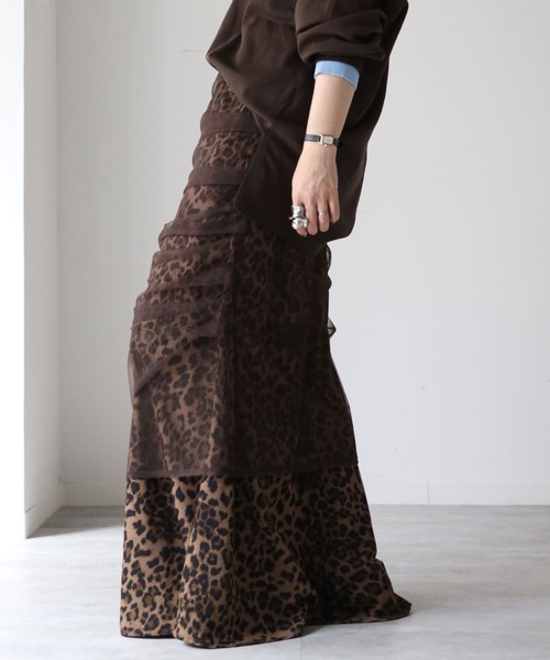 model：164cm. 着用サイズ：FREE, チュール無地