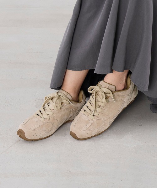 MOHI(モヒ)の「【MOHI】スニーカー-Leather Sneakers(スニーカー・レディース・ベージュ・38/37)」の5枚目の写真