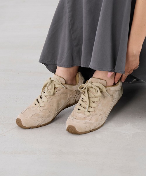 MOHI(モヒ)の「【MOHI】スニーカー-Leather Sneakers(スニーカー・レディース・ベージュ・38/37)」の16枚目の写真
