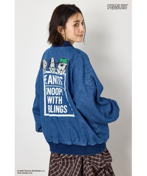 RODEO CROWNS WIDE BOWL(ロデオクラウンズワイドボウル)の「(PEANUTS)ビックブルゾン(その他アウター・レディース・ブラック/カーキ/ブルー・FREE)」の21枚目の写真