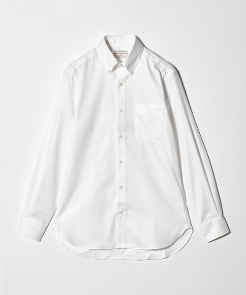 UNITED ARROWS(ユナイテッドアローズ)の「イージーケア AG ロイヤルオックス ボタンダウン シャツ 抗菌防臭(シャツ/ブラウス・メンズ・ホワイト/ライトブルー・37cm/40cm/38cm/42cm/39cm/41cm)」の4枚目の写真