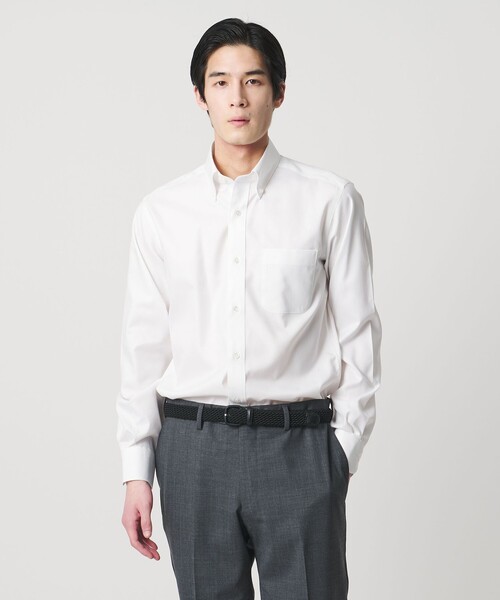UNITED ARROWS(ユナイテッドアローズ)の「イージーケア AG ロイヤルオックス ボタンダウン シャツ 抗菌防臭(シャツ/ブラウス・メンズ・ホワイト/ライトブルー・37cm/40cm/38cm/42cm/39cm/41cm)」の16枚目の写真