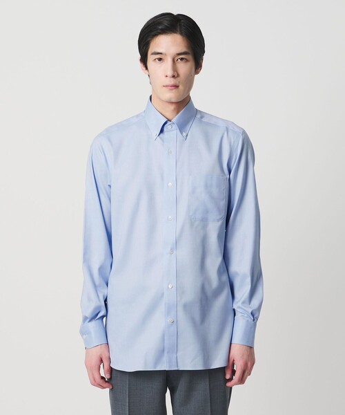UNITED ARROWS(ユナイテッドアローズ)の「イージーケア AG ロイヤルオックス ボタンダウン シャツ 抗菌防臭(シャツ/ブラウス・メンズ・ホワイト/ライトブルー・37cm/40cm/38cm/42cm/39cm/41cm)」の20枚目の写真