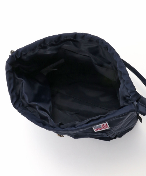 OUTDOOR PRODUCTS(アウトドアプロダクツ)の「追加 MA-1 Drawstring BAG(ショルダーバッグ・レディース・ブラック/ネイビー/カーキ・FREE)」の19枚目の写真
