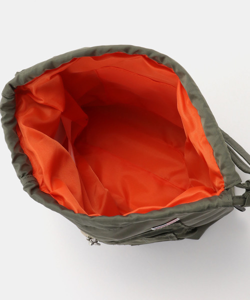OUTDOOR PRODUCTS(アウトドアプロダクツ)の「追加 MA-1 Drawstring BAG(ショルダーバッグ・レディース・ブラック/ネイビー/カーキ・FREE)」の20枚目の写真