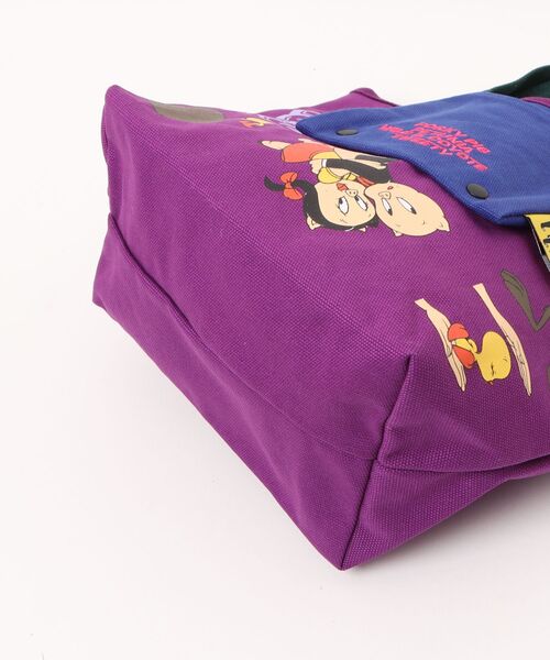 Looney Tunes（ルーニーテューンズ）の「【 LOONEY TUNES/NOSTALGICA 】 ルーニー・テューンズ/ノスタルジカ?トートバッグ Ｓ-size ＰＵ（トートバッグ・レディース・ピンク/パープル・FREE）」の4枚目の写真