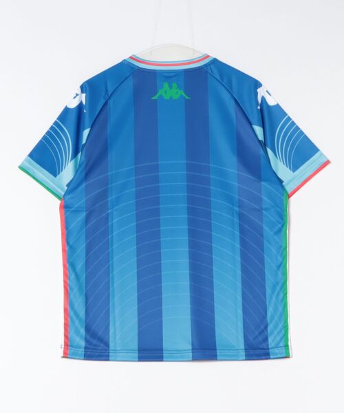Kappa(カッパ)の「半袖プラクティスシャツ (配色ライン×オミニロゴ)(その他トップス・メンズ・ブラック/ブルー/ライトグレー・X-LARGE/MEDIUM/LARGE)」の4枚目の写真