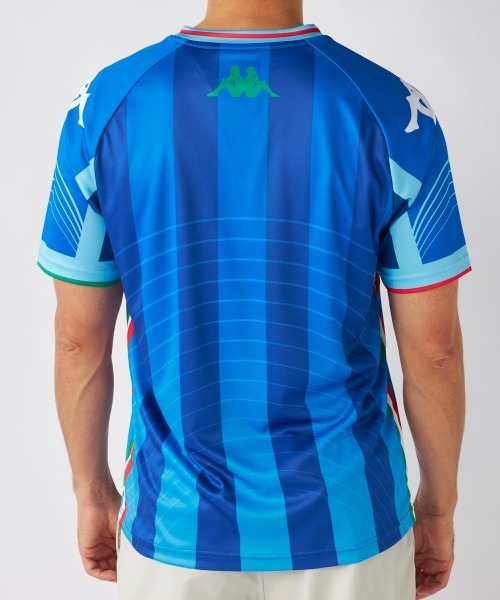 Kappa(カッパ)の「半袖プラクティスシャツ (配色ライン×オミニロゴ)(その他トップス・メンズ・ブラック/ブルー/ライトグレー・X-LARGE/MEDIUM/LARGE)」の7枚目の写真