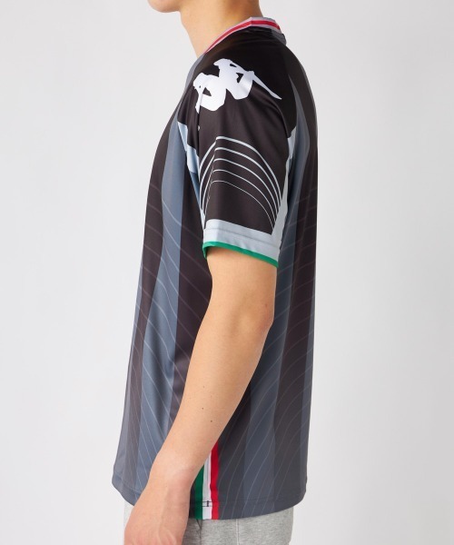 Kappa(カッパ)の「半袖プラクティスシャツ (配色ライン×オミニロゴ)(その他トップス・メンズ・ブラック/ブルー/ライトグレー・X-LARGE/MEDIUM/LARGE)」の17枚目の写真