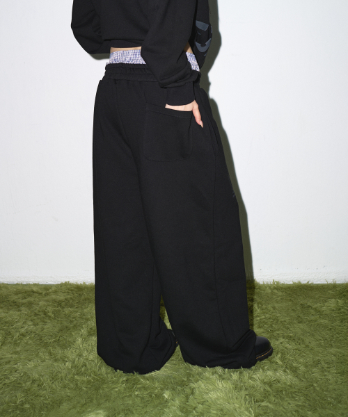 SOHUL（ソフル）の「イージーロングパンツ（ブラック）（スウェットパンツ・レディース・その他・FREE）」の3枚目の写真