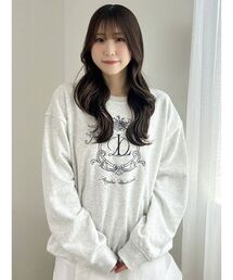 エンブレムデザインスウェット