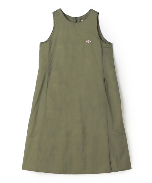 DANTON(ダントン)の「Women's Insulation Nylon Round Neck Dress(ワンピース・レディース・ブラック/チャコール/オリーブ・36)」の3枚目の写真