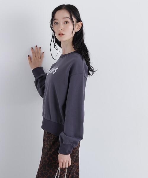 N.(N. Natural Beauty Basic)(エヌエヌナチュラルビューティーベーシック)の「ロゴ刺繍スエット(スウェット・レディース・グレー系その他/ホワイト系その他・FREE)」の6枚目の写真
