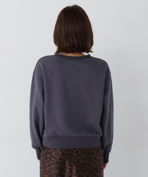 N.(N. Natural Beauty Basic)(エヌエヌナチュラルビューティーベーシック)の「ロゴ刺繍スエット(スウェット・レディース・グレー系その他/ホワイト系その他・FREE)」の11枚目の写真