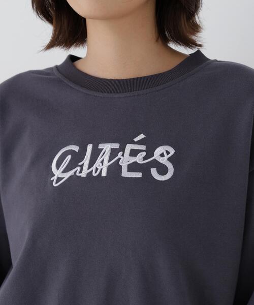 N.(N. Natural Beauty Basic)(エヌエヌナチュラルビューティーベーシック)の「ロゴ刺繍スエット(スウェット・レディース・グレー系その他/ホワイト系その他・FREE)」の12枚目の写真