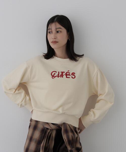 N.(N. Natural Beauty Basic)(エヌエヌナチュラルビューティーベーシック)の「ロゴ刺繍スエット(スウェット・レディース・グレー系その他/ホワイト系その他・FREE)」の16枚目の写真