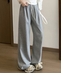 配色切替 ワイド スウェットパンツ