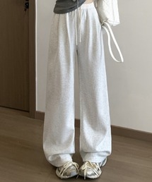 配色切替 ワイド スウェットパンツ