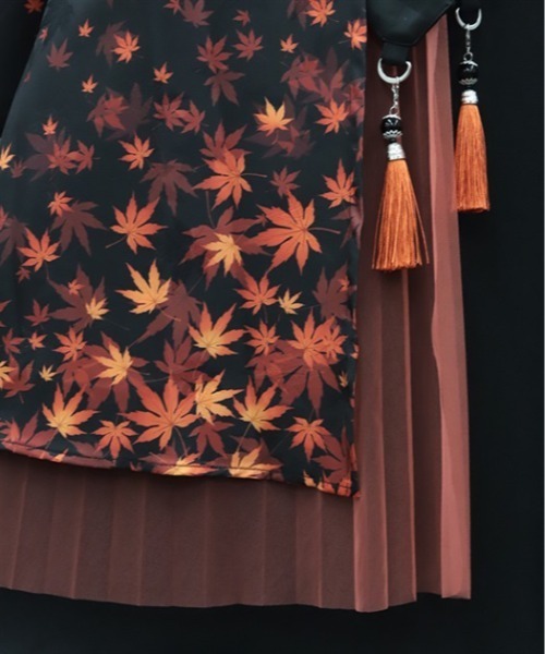 REZEN(リゼン)の「紅葉×月アシメスカート(スカート・メンズ・ローズ/レッドパープル/キャメル・SMALL/MEDIUM)」の18枚目の写真