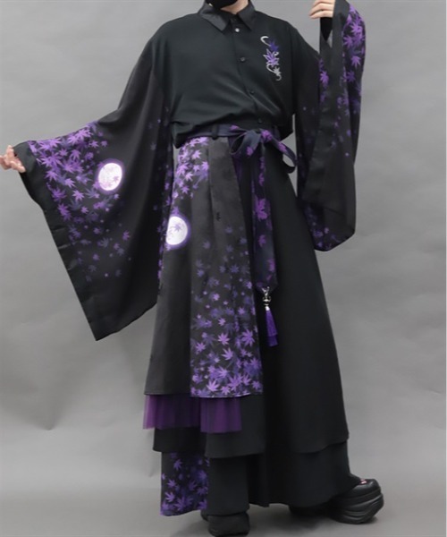 REZEN(リゼン)の「紅葉×月アシメスカート(スカート・メンズ・ローズ/レッドパープル/キャメル・SMALL/MEDIUM)」の20枚目の写真