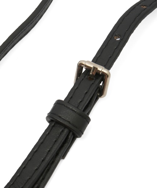 ROSE BUD(ローズバッド)の「FRINGE POCKET CHARM(ボディバッグ/ウエストポーチ・レディース・ブラック・ONE SIZE)」の9枚目の写真