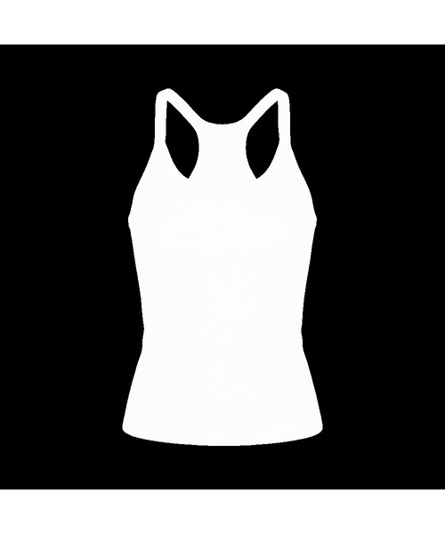 RITZYSEOUL（リッジソウル）の「[カップ内蔵] アクティブノースリーブ（Tシャツ/カットソー・レディース・ダークグレー/ブラック/アイボリー/ホワイト/ネイビー/オリーブ/ライトグレー・LARGE/MEDIUM/SMALL）」の2枚目の写真