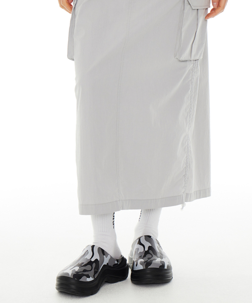 LIFE WORK（ライフワーク）の「スペースランパターンミュール（スニーカー・レディース・ブラウン/ライトグレー・25cm/24cm/23cm/28cm/27cm/26cm）」の4枚目の写真