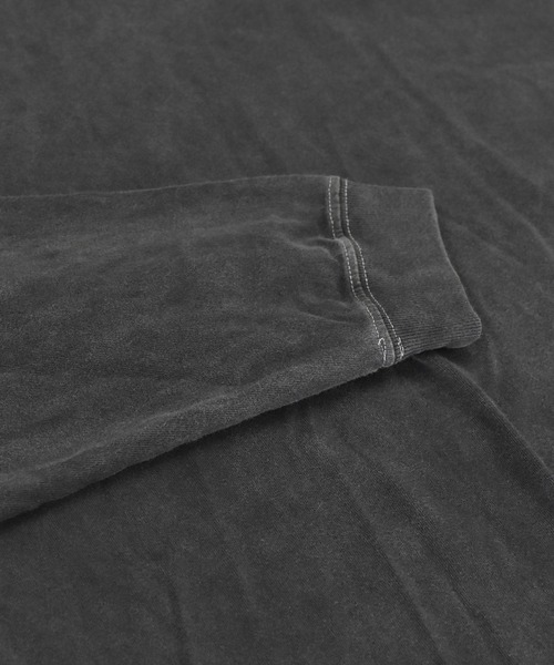 STOF（ストフ）の「PIGMENT-DYED L/S TEE（AMITY）（Tシャツ/カットソー・メンズ・ホワイト/ブラック/ベージュ・L/M/S）」の9枚目の写真