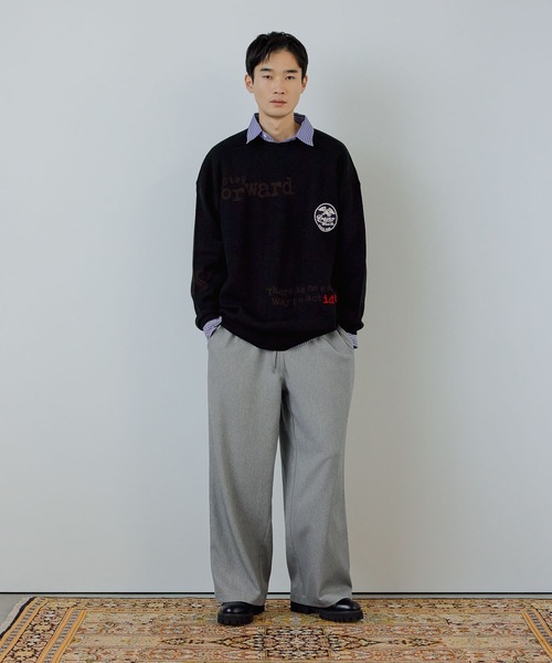 LAKOLE(ラコレ)の「ブラッシュイージーワイドパンツ / 1047158(その他パンツ・メンズ・グレー/ブラック/ブラウン系その他/グレー系その他・LARGE/MEDIUM)」の7枚目の写真