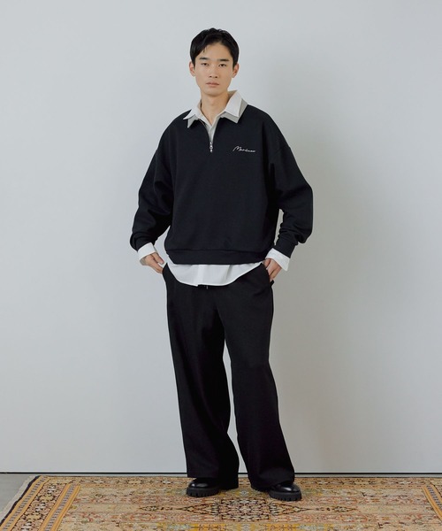 LAKOLE(ラコレ)の「ブラッシュイージーワイドパンツ / 1047158(その他パンツ・メンズ・グレー/ブラック/ブラウン系その他/グレー系その他・LARGE/MEDIUM)」の5枚目の写真