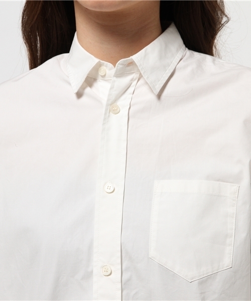 MOUSSY（マウジー）の「BIG SILHOUETTE OVER SH（シャツ/ブラウス・レディース・カーキ/ホワイト系その他/ホワイト・FREE）」の7枚目の写真