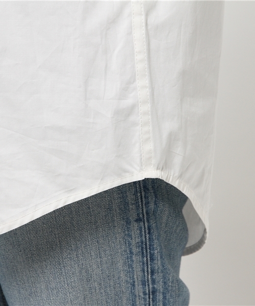 MOUSSY（マウジー）の「BIG SILHOUETTE OVER SH（シャツ/ブラウス・レディース・カーキ/ホワイト系その他/ホワイト・FREE）」の11枚目の写真