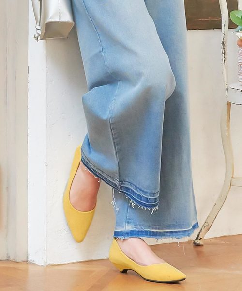 KOBE LETTUCE(コウベレタス)の「3cmヒールクッションポインテッドトゥパンプス(パンプス・レディース・ワイン/レッド系その他/ブラック系その他3/ピンク系その他/ブラック系その他2/ベージュ系その他/ベージュ系その他2/キャメル/マスタード/ダークベージュ/ネイビー/ブラック系その他/ピンク系その他2/グレー系その他/ホワイト系その他/サックスブルー/グリーン/ライトベージュ/ピンク系その他3/ラベンダー/レンガ/プラム/レモンイエロー/ベージュ系その他3/パイソン・S/M/LL/L/SS/XL/XS)」の18枚目の写真